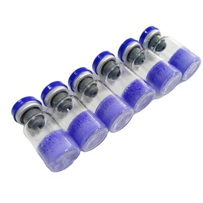 Порошок высокой чистоты Copper Tripeptide 1 медной пептид для исследований по уходу за кожей. Медный трипептид-1 косметический материал. Стабильный синий пептид. ≥99% чистоты.