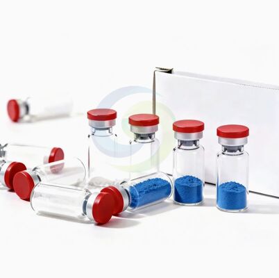 Порошок высокой чистоты Copper Tripeptide 1 медного пептида со стабильной структурой для производства коллагена, ингредиент медного трипептида-1