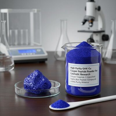 Высокочистый порошок медного пептида GHK-Cu со стабильной структурой для производства коллагена | Ингредиент Медный трипептид-1