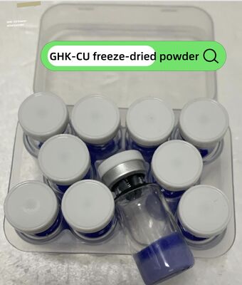 High Purity GHK-Cu Copper Peptide Powder for Anti Aging and Skin Repair Formulations