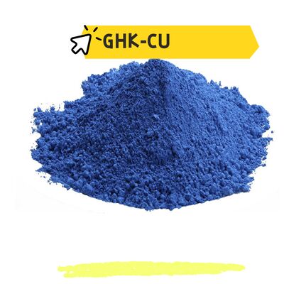 99% чистота GHK Cu Copper Peptide способствует производству коллагена и уменьшает морщины для восстановления кожи