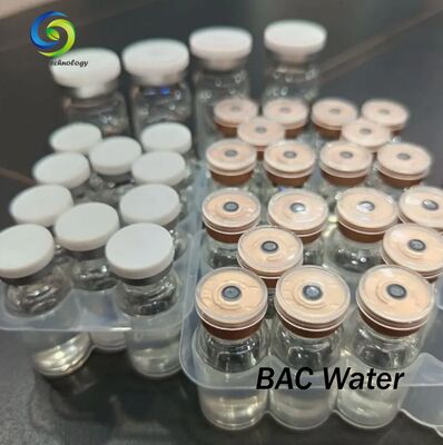 Стерильная вода Бак для лабораторной переконституции, прозрачный раствор высокой чистоты, стабильная жидкость, флаконы разного объема