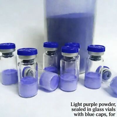 Премиальные лиофилизированные флаконы с пептидом меди GHK-Cu 100 мг для косметических исследований против старения