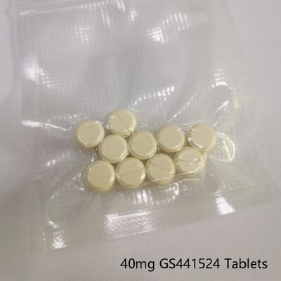40 мг GS-441524 Пероральные таблетки для кошачьего инфекционного перитонита Стабильная ветеринарная антивирусная формула